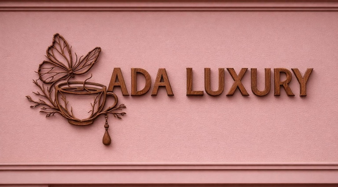 Ada Luxury - Ahşap Harf Tabela