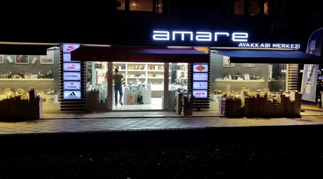 Amare - Işıklı Tabela