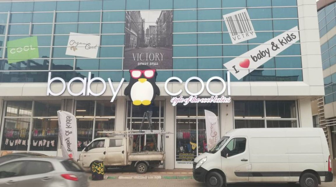Baby Cool - Pleksi Kutu Harf