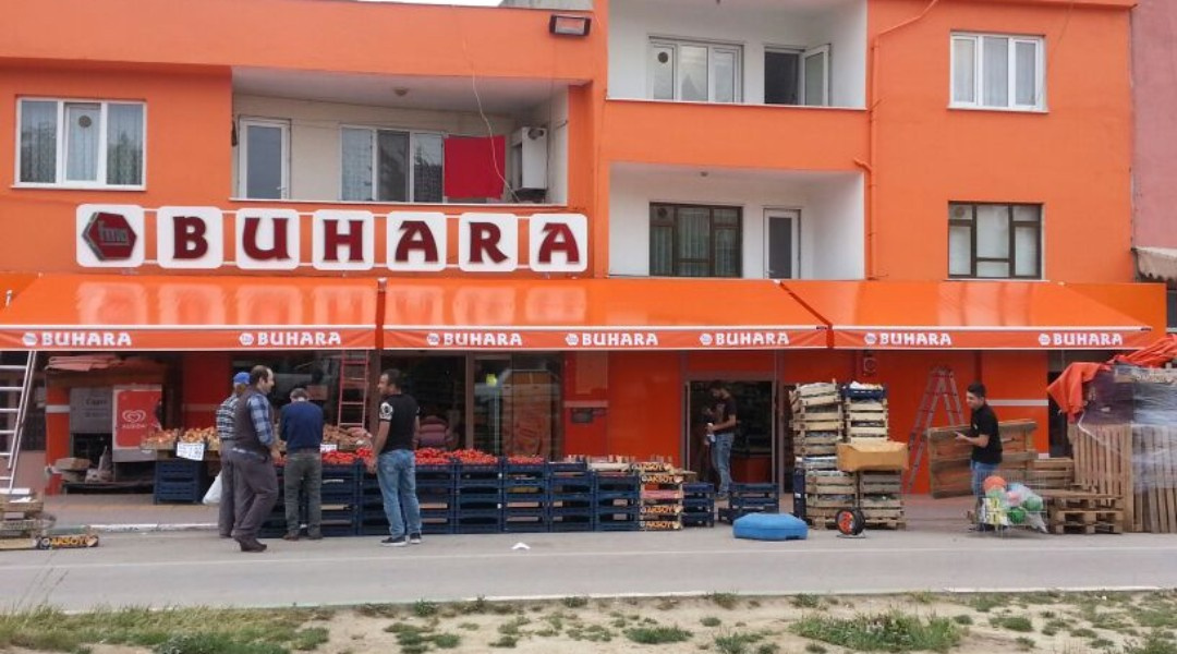 Buhara AVM - Alüminyum Kutu Harf Tabela