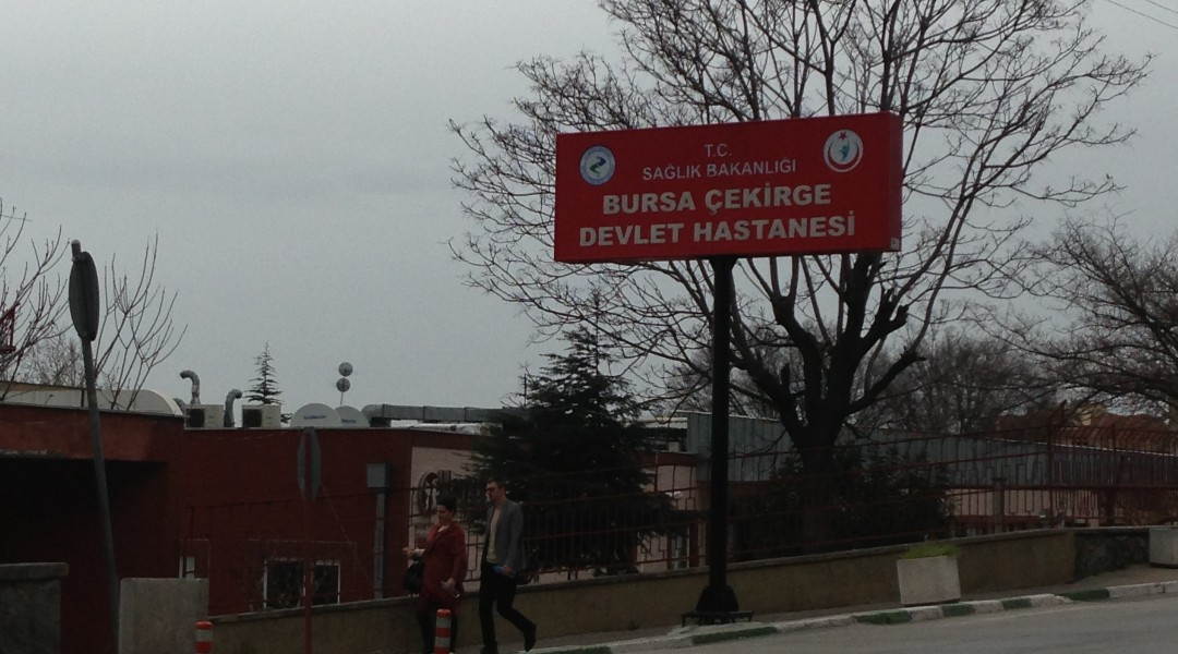 Çekirge Devlet Hastanesi - Totem Tabela