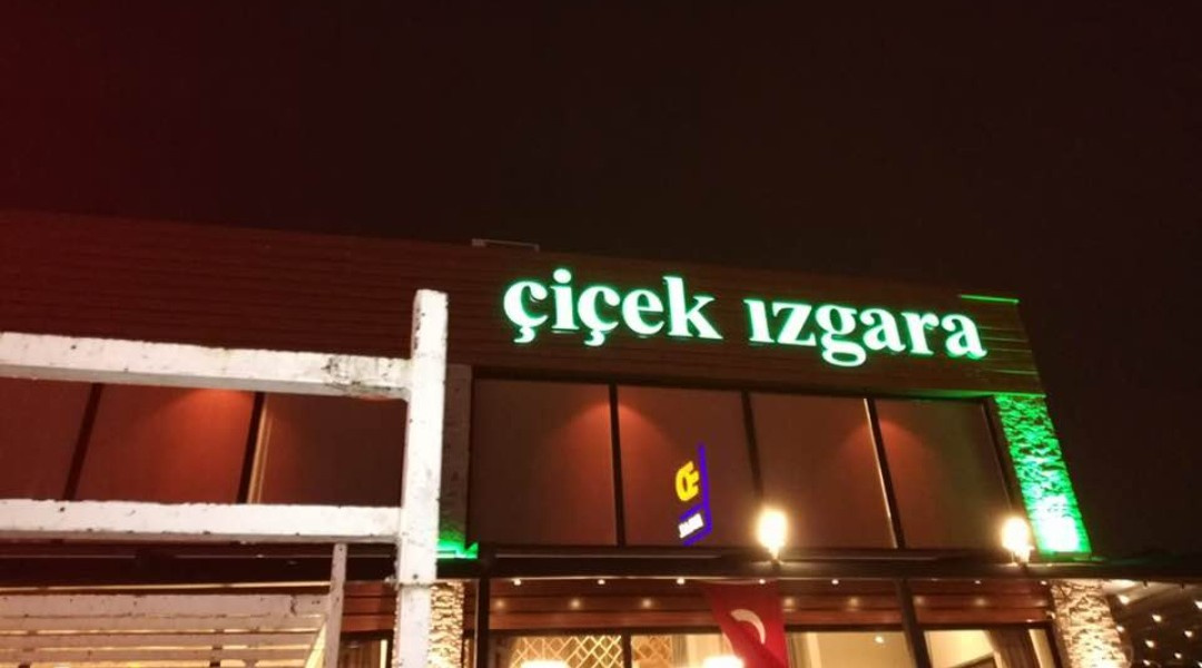 Çiçek Izgara - Işıklı Tabela