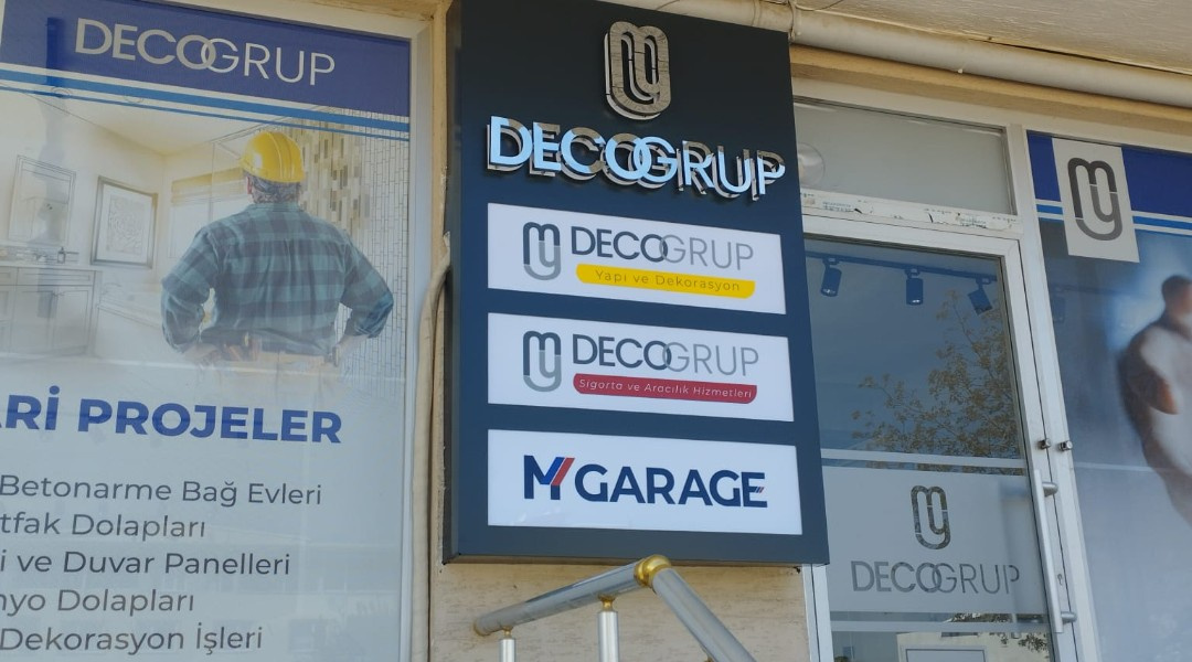 DecoGrup - Alüminyum Kutu Harf