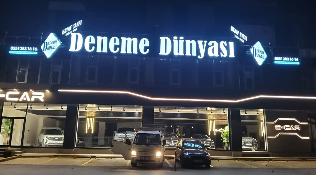 Deneme Dünyası - Işıklı Tabela