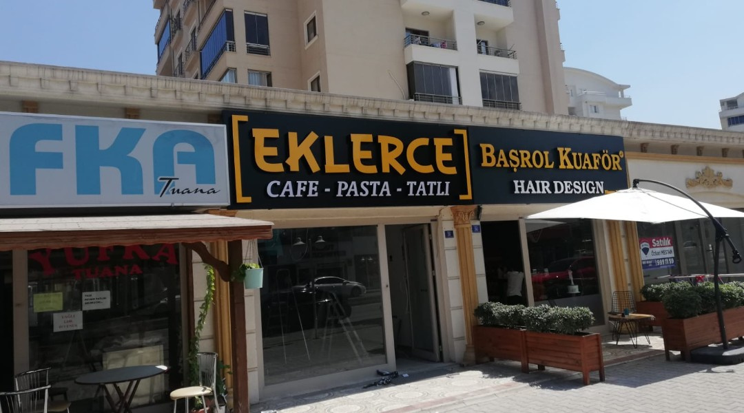 Eklerce - Pleksi Kutu Harf Tabela