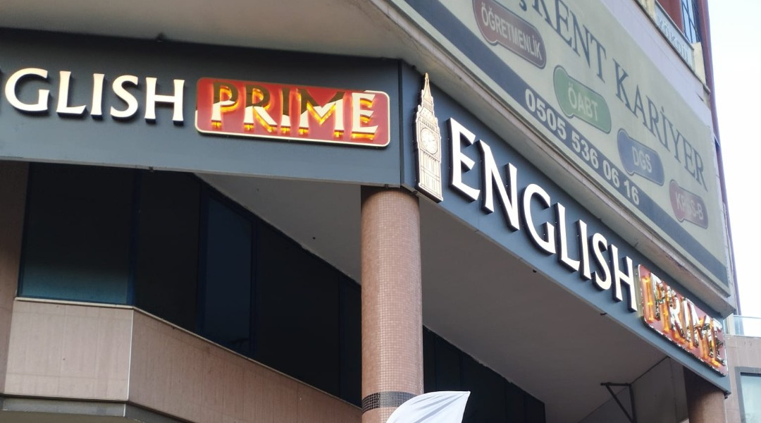 English Prime - Alüminyum Kutu Harf Tabela