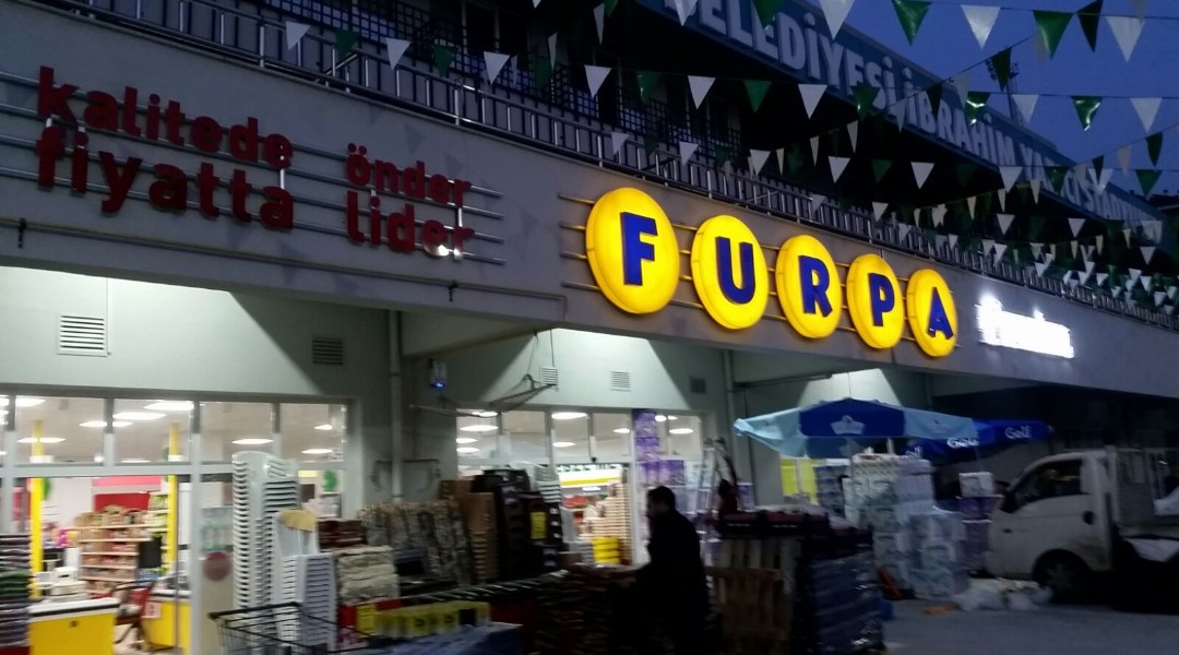 Furpa Market - Işıklı Tabela
