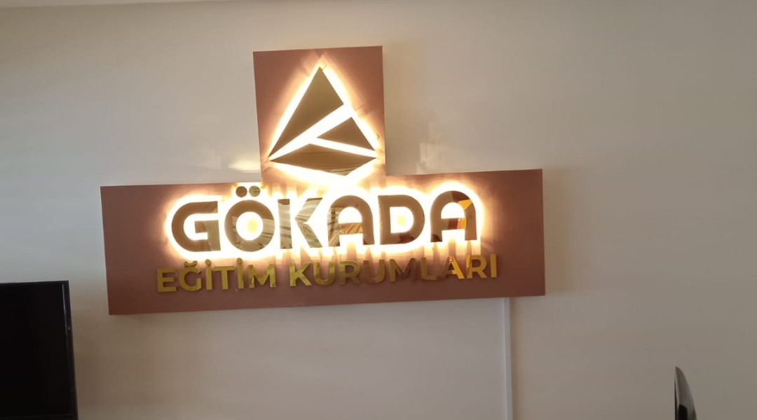Gökada Özel Eğitim - Ters Işık İç Mekan Tabela