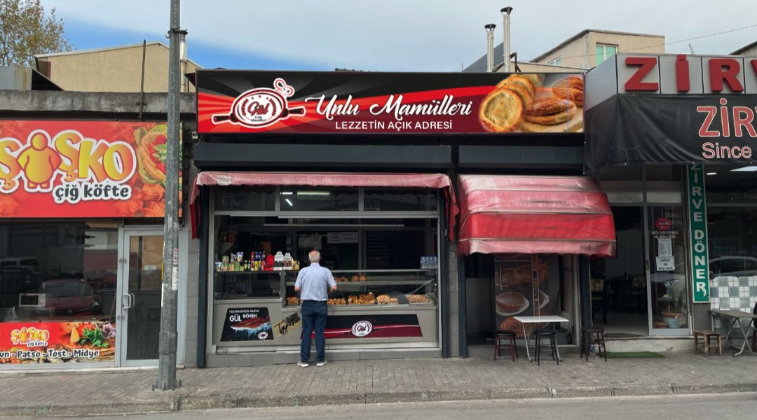 Gül Unlu Mamülleri - Vinil Baskı Germe Tabela