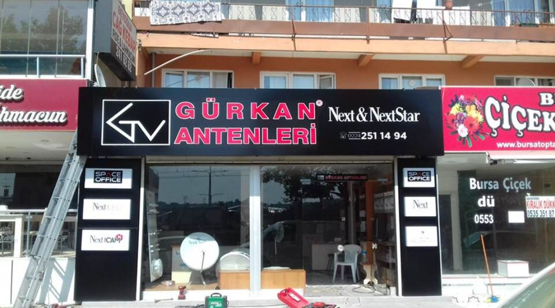 Gürkan Antenleri - Kompozit Oyma Tabela