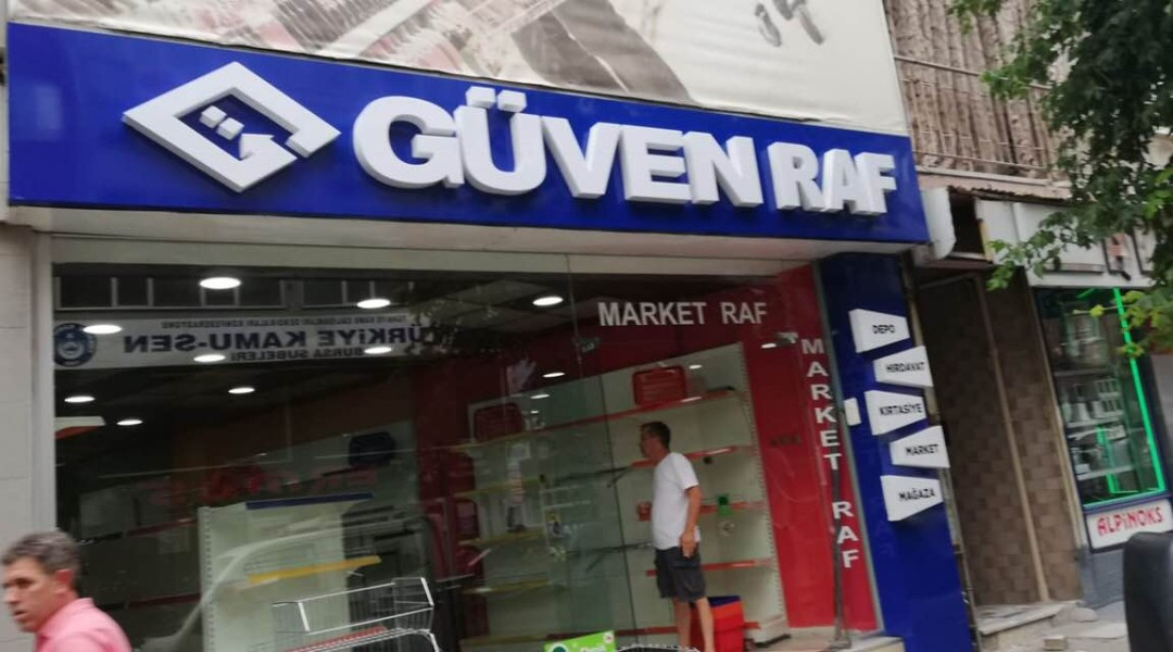 Güven Raf - Pleksi Kutu Harf Tabela