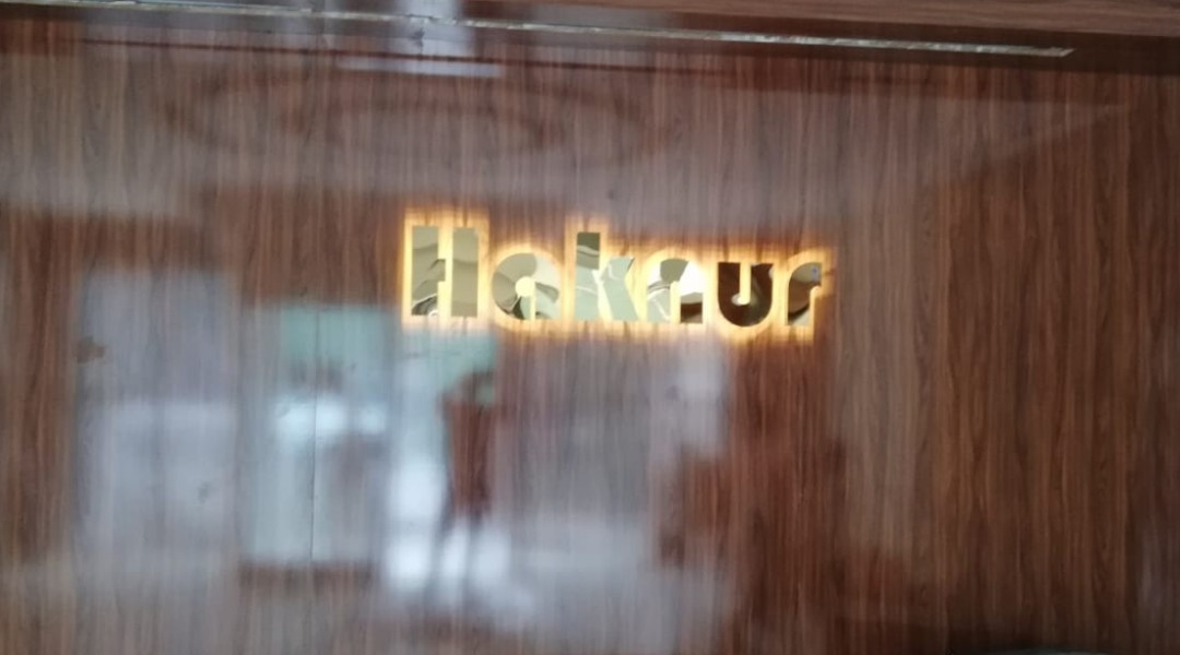 Haknur - Ters Işık İç Mekan Tabela