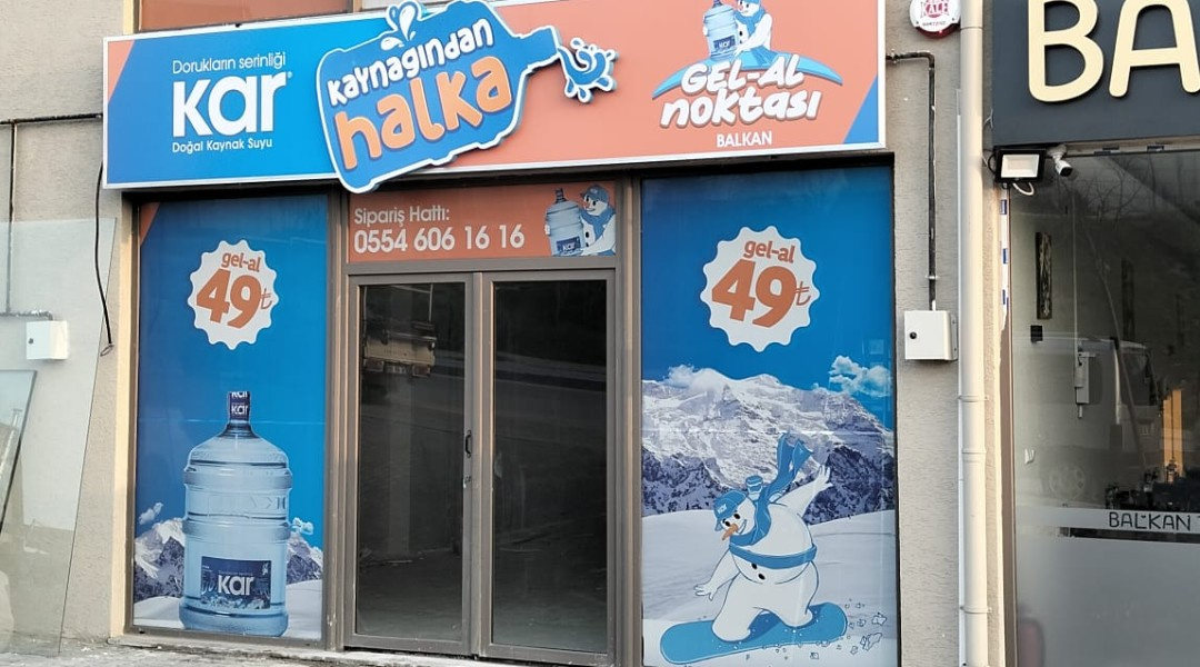 Kar Su - Cam Folyo Uygulama