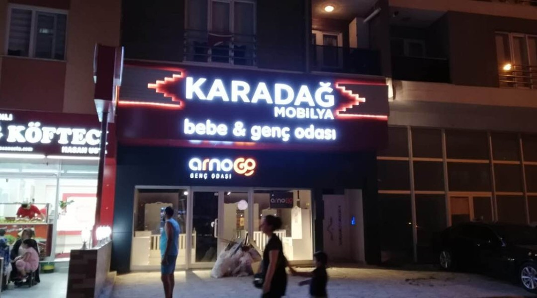 Karadağ Mobilya - Işıklı Tabela