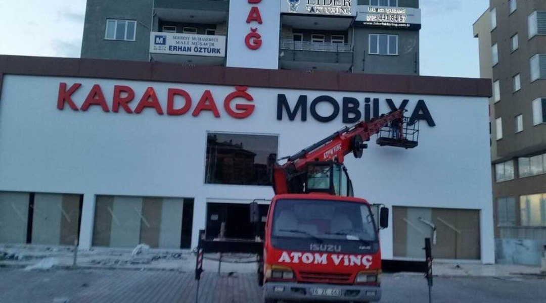 Karadağ Mobilya - Pleksi Kutu Harf Tabela