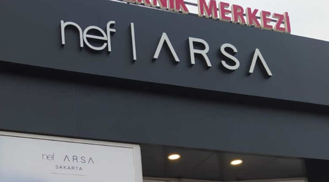 Nef Arsa - Alüminyum Kutu Harf Tabela