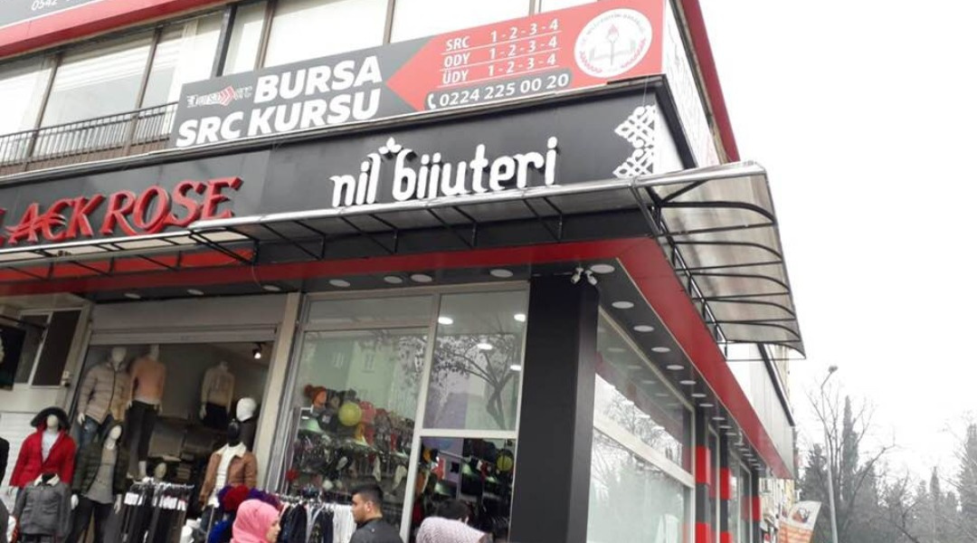 Nil Bijuteri - Krom Harf Tabela