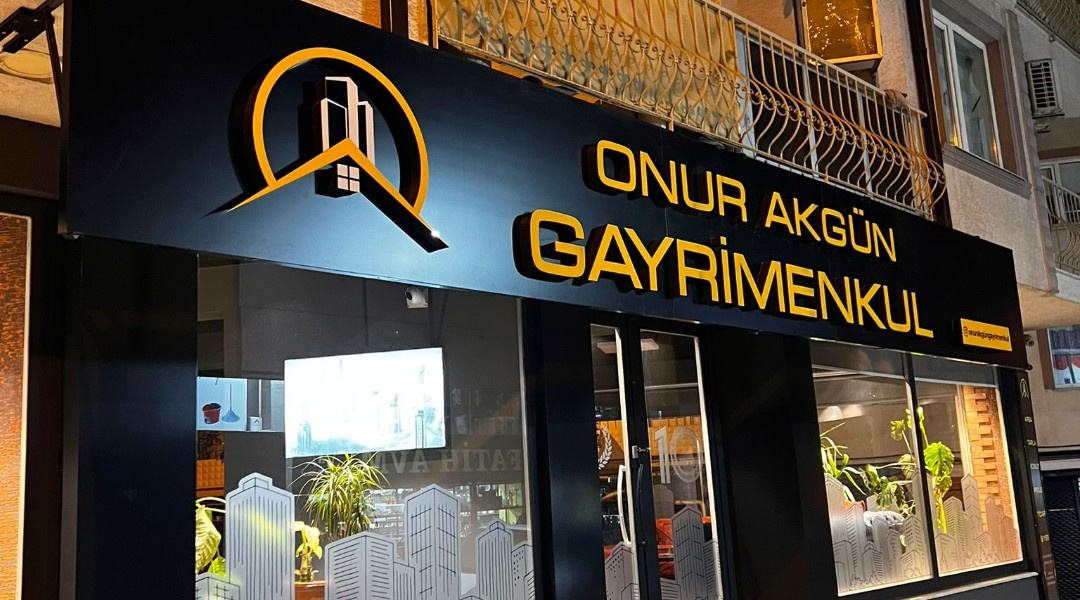 Onur Akgün Gayrimenkul - Işıklı Tabela