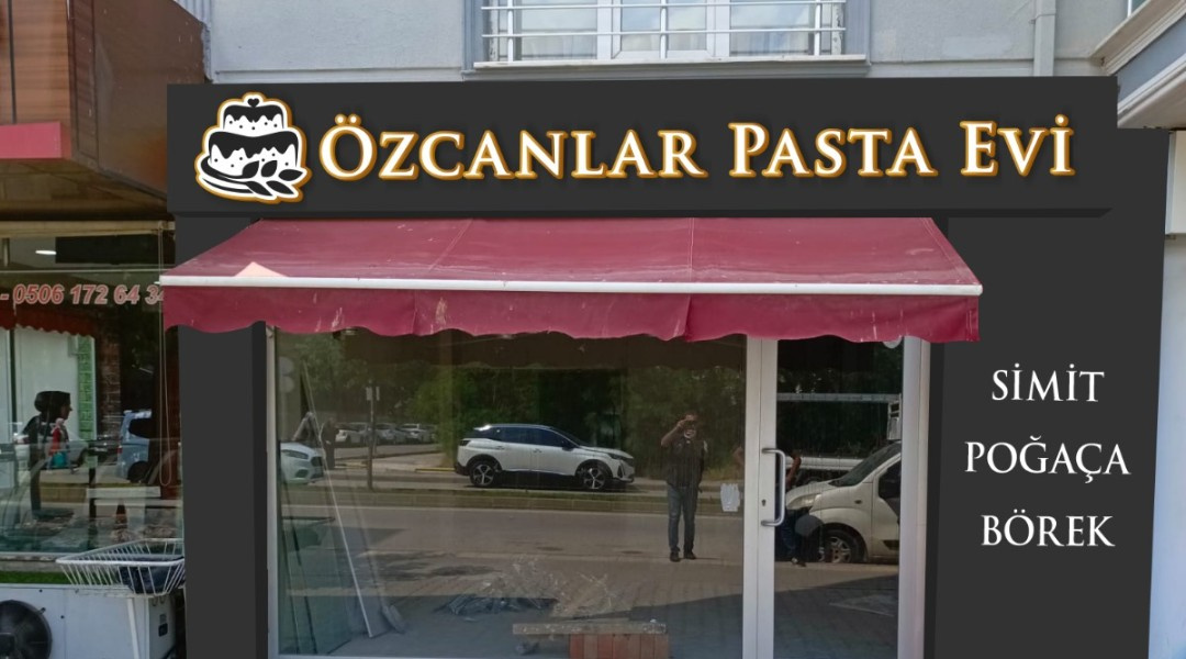 Özcanlar Pasta Evi - Pleksi Kutu Harf Tabela