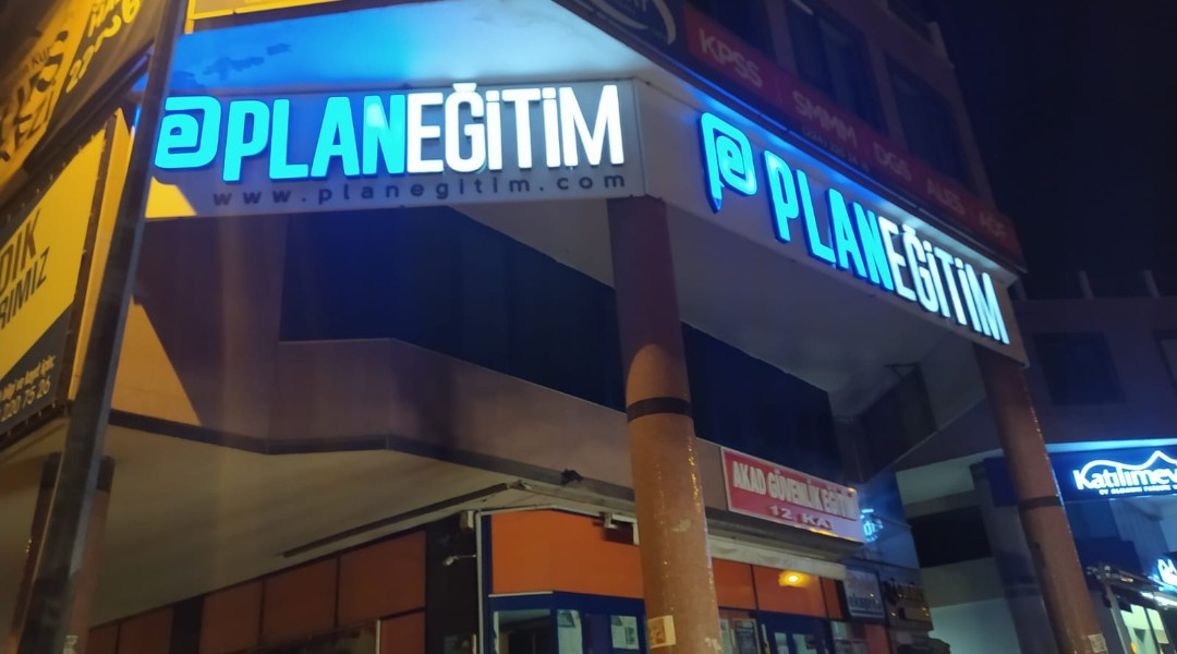Plan Eğitim - Işıklı Tabela