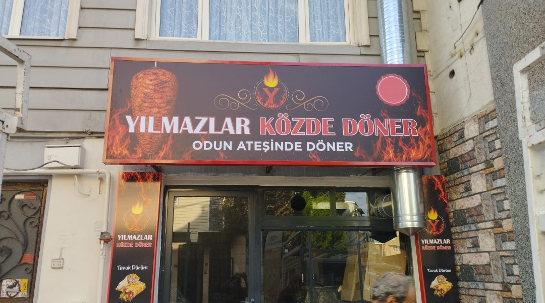Yılmazlar Közde Döner - Vinil Mesh Germe Tabela